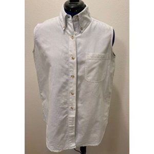 Merona - Light Blue & White Striped Shirt - Size S